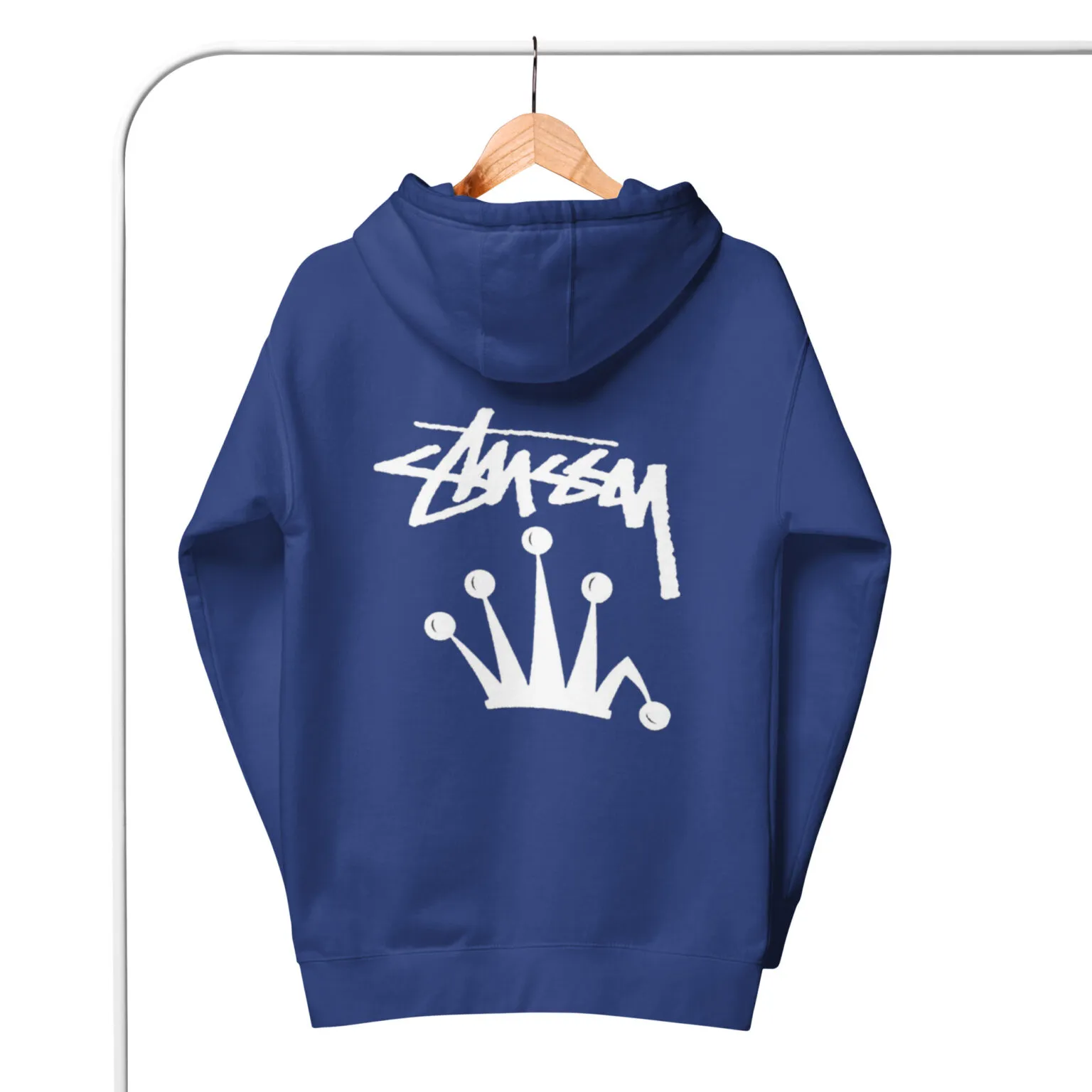 Stussy Crown Hoodie Unisex royal blue Stussy Crown Hoodie Unisex royal blue