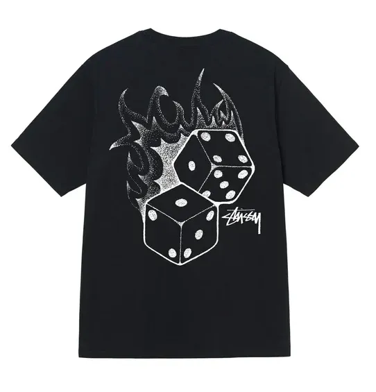 Stussy Fire Dice Tee Stussy Fire Dice Tee