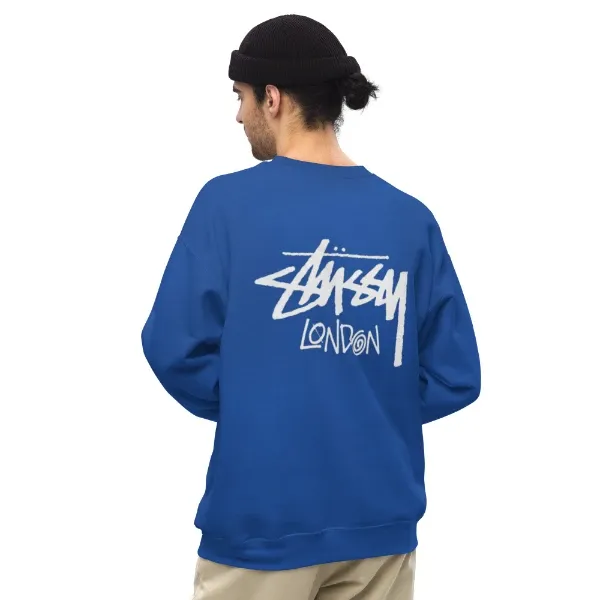 Stussy London Crewneck Sweatshirt royal blue Stussy London Crewneck Sweatshirt royal blue