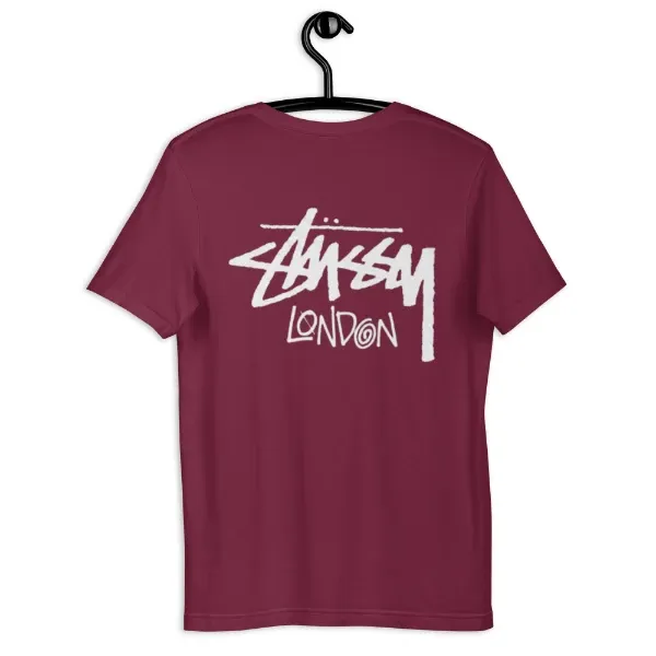 Stussy London Shirt maroon Stussy London Shirt maroon