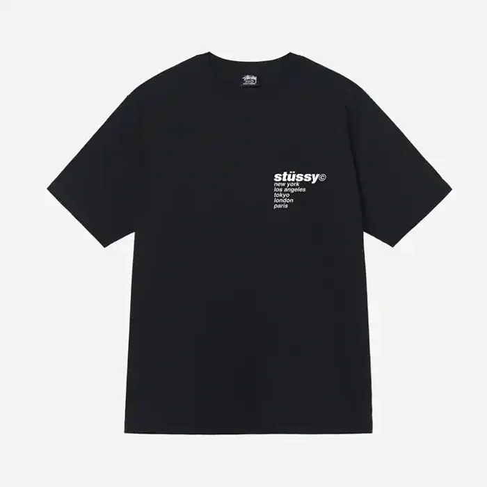 Stussy Strawberry Tee black Stussy Strawberry Tee black
