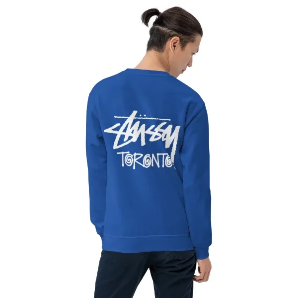 Stussy Toronto Crewneck Sweatshirt royal bl Stussy Toronto Crewneck Sweatshirt royal bl