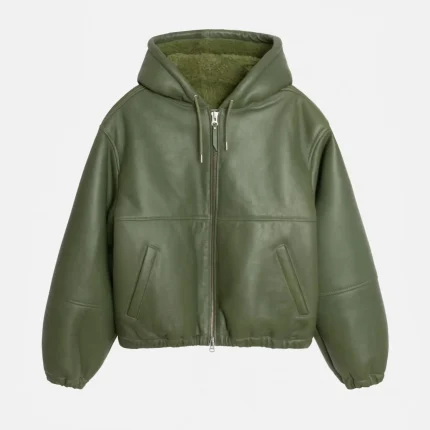 Stussy Work Jacket Shearling Green