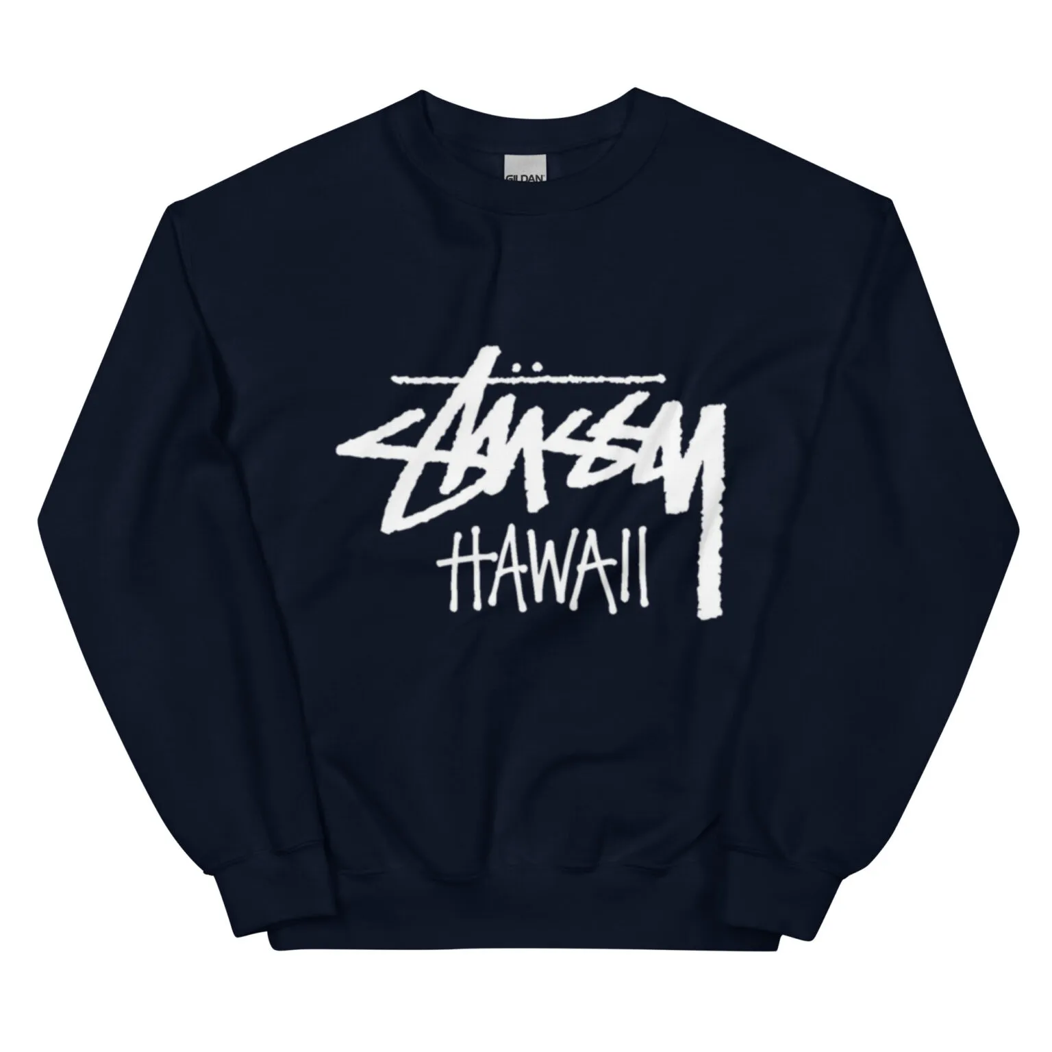 Unisex Stussy Hawaii Sweatshirt black Unisex Stussy Hawaii Sweatshirt black